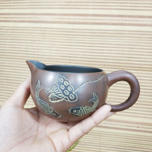 坭兴陶公道杯茶壶